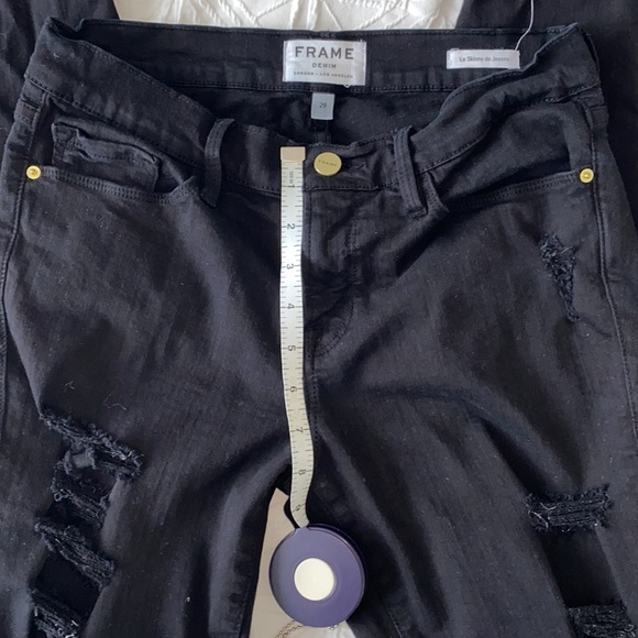 FRAME DENIM| Aritzia | Women’s Skinny Ripped Jeans | Size 29 - Picture 4 of 6